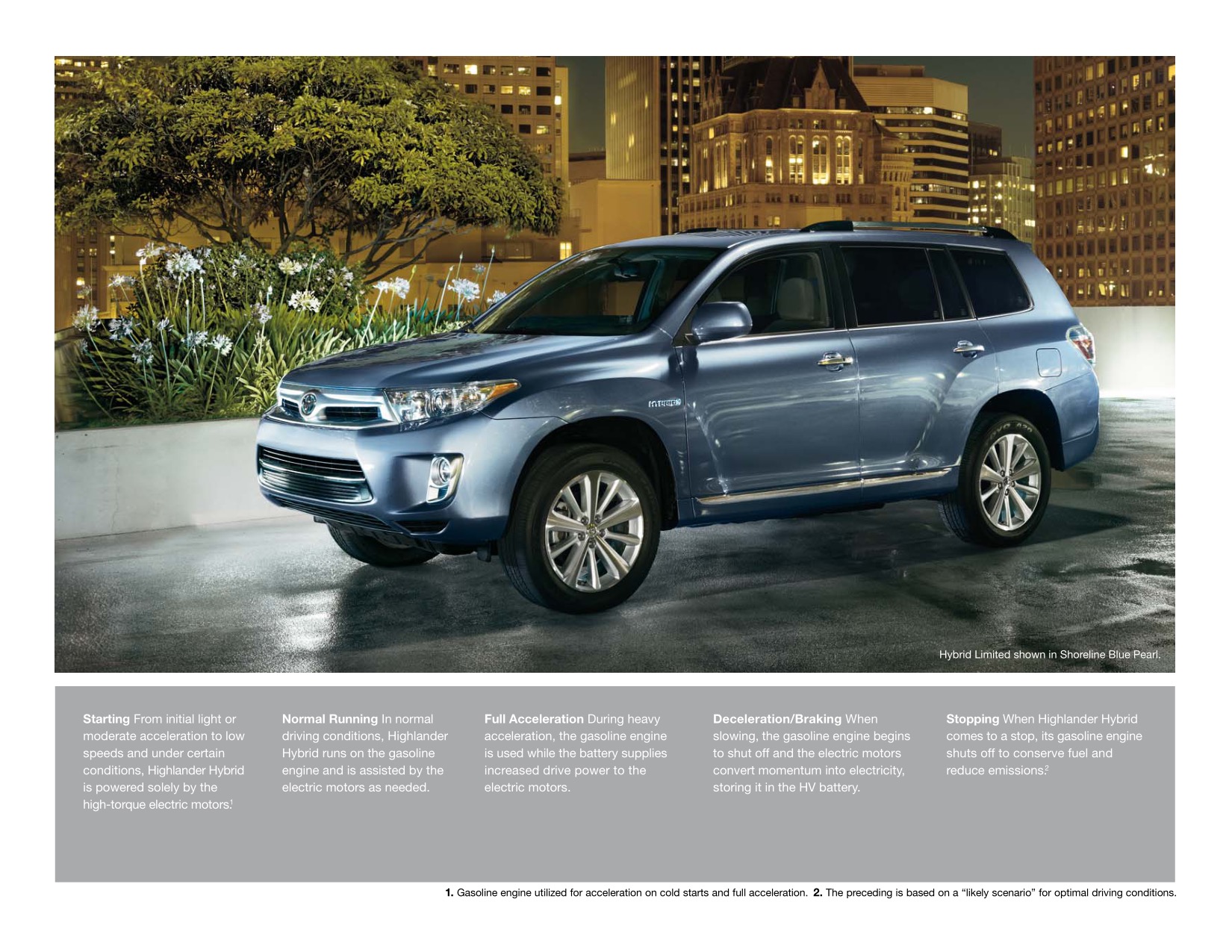 2011 Toyota Highlander Brochure Page 4
